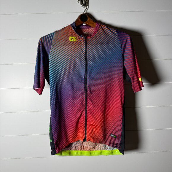 ALE Labs Cycling Short Sleeve Shirt PR.R Sz XXXL Red Blue - Picture 1 of 8
